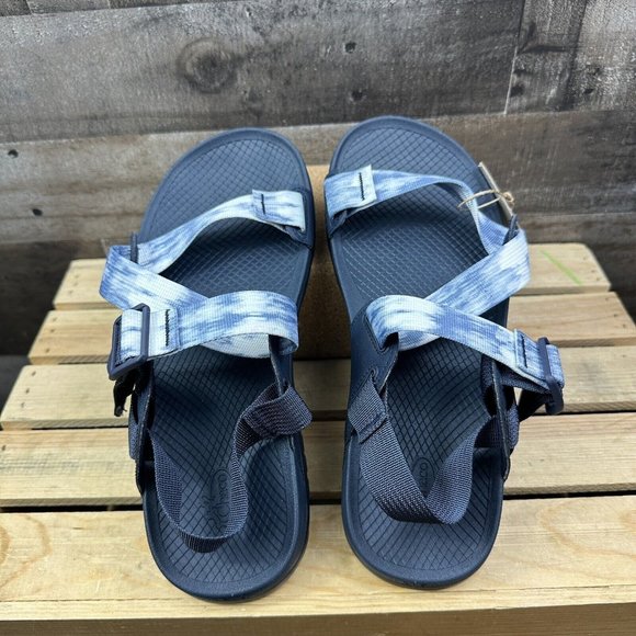 Chaco Shoes - Chaco Navy and Light Blue Women's Sandals